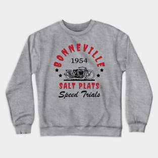 Bonneville Salt Plate Speed ​​Test 1954 Crewneck Sweatshirt